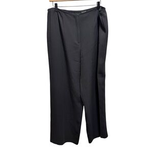 Eileen Fisher Black Wide Leg Trouser Pants Size 1X